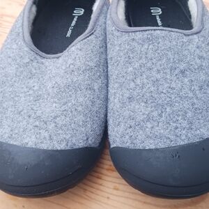 39, Gray and Black Slip-On Shoes